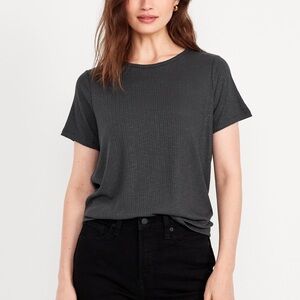 Old Navy Luxe Ribbed Tee Small Lot of 3